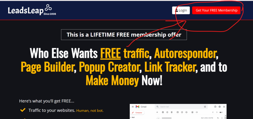 Get Free PR8 Dofollow Backlink from Leadsleap