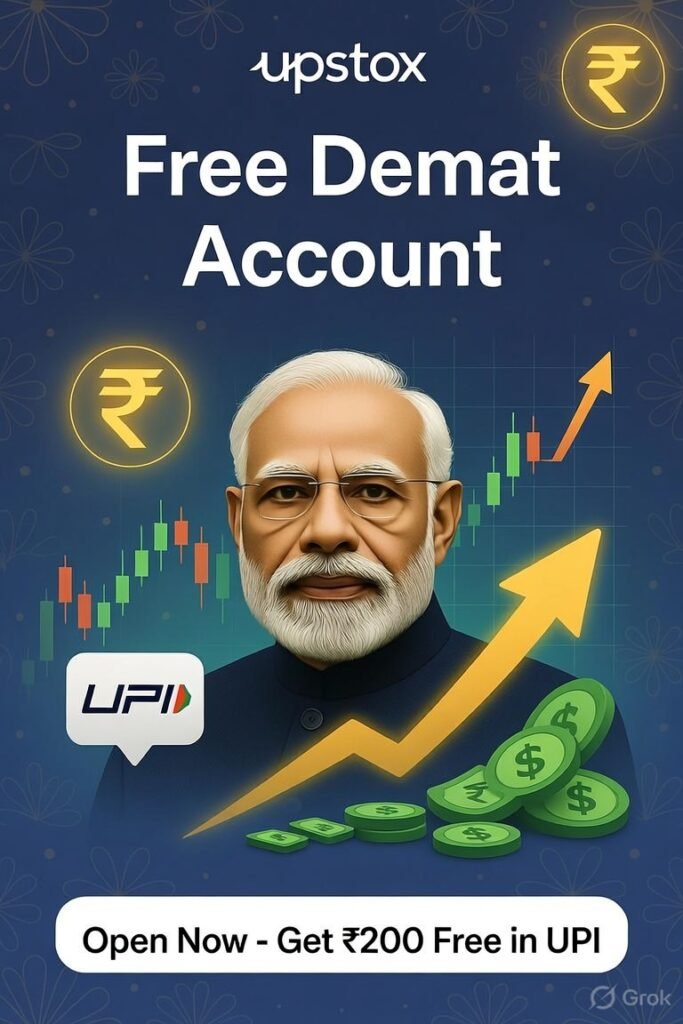Upstox free Demat account